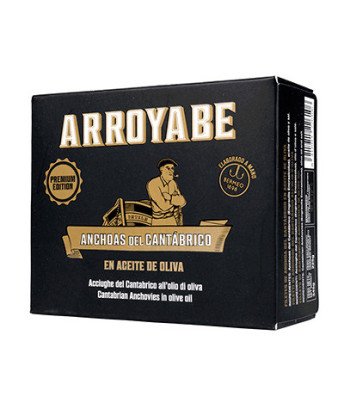 Anchoas del Cantábrico “premium” en aceite de oliva 345 gr.